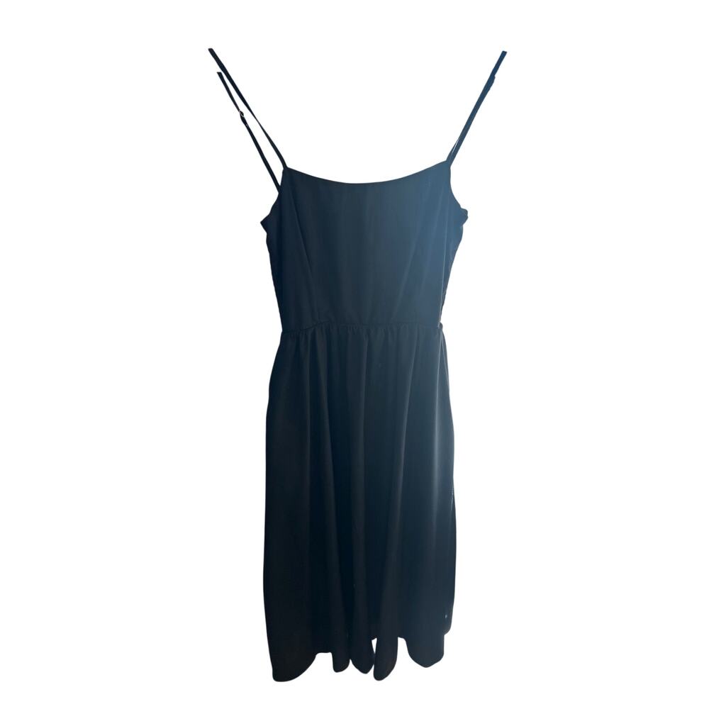 Lovely Day Black Spaghetti Strap Maxi Dress Small Lined Pockets